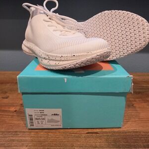 Snibbs Mens ROVR Sneakers White Speckled Midsole Work Shoes Size 8M/9.5W